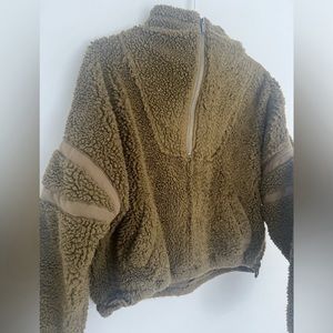 Free People Movement ‘Olive Green’ Sherpa Pullover [Sz. XS]